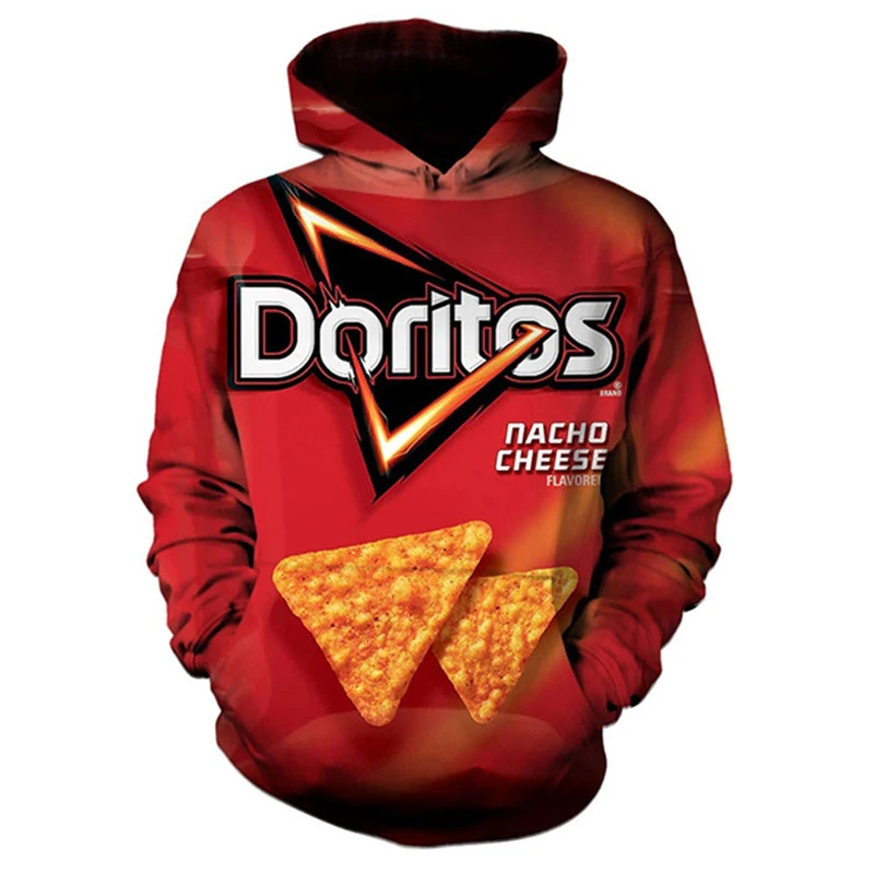 Food Snacks Chips - Sudaderas con capucha para patatas fritas,