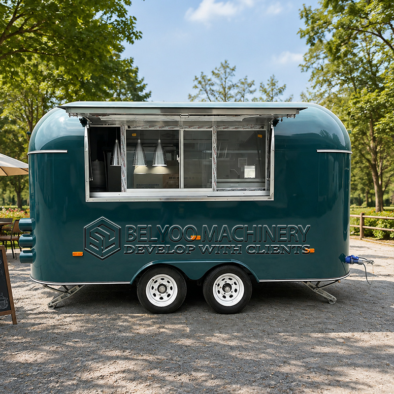 Snacks Food In Us - Remolque de Comida Comercial Belyoo, Cocina