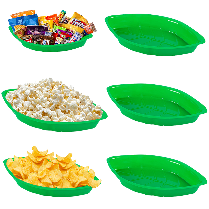 Food Snacks Chips - Bandeja para aperitivos reutilizable con forma
