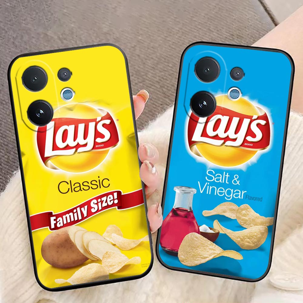 Food Snacks Quotes - Funda para teléfono VIVO V70 V60