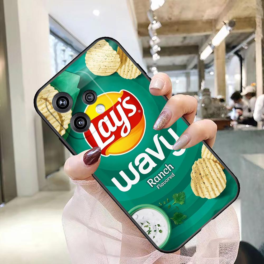 Funda para teléfono OPPO RENO  - Food Snacks Quotes reseña y precio