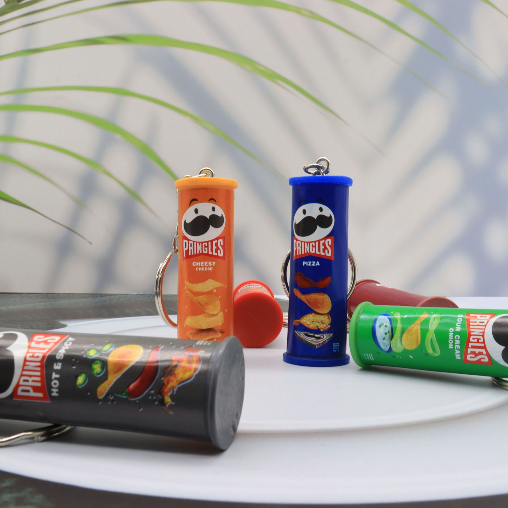 Llavero creativo con patatas f - Food Snacks Chips reseña y precio
