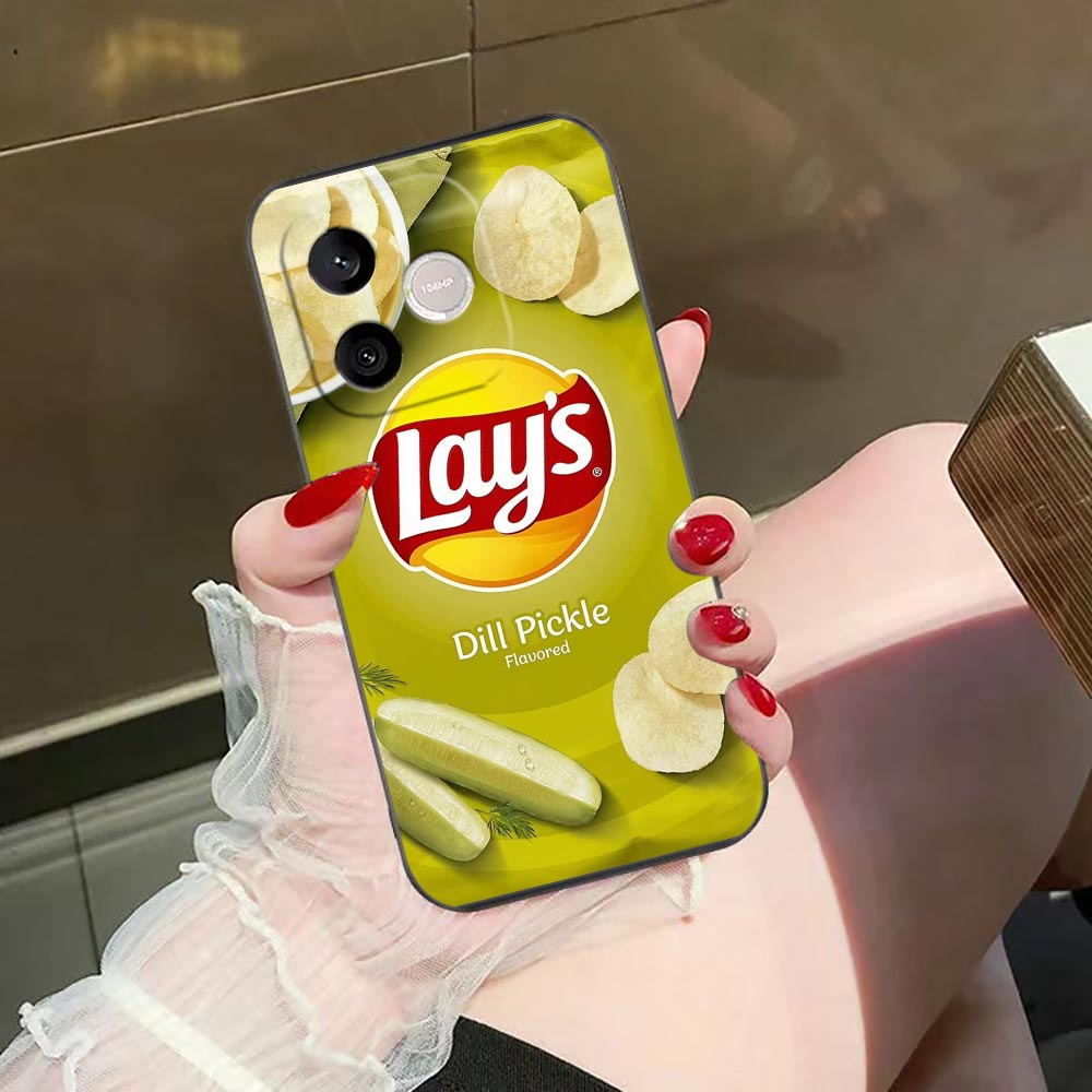 Funda para teléfono con diseño - Food Snacks Quotes reseña y precio