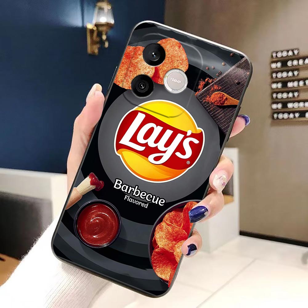Funda para teléfono con diseño - Food Snacks Quotes reseña y precio