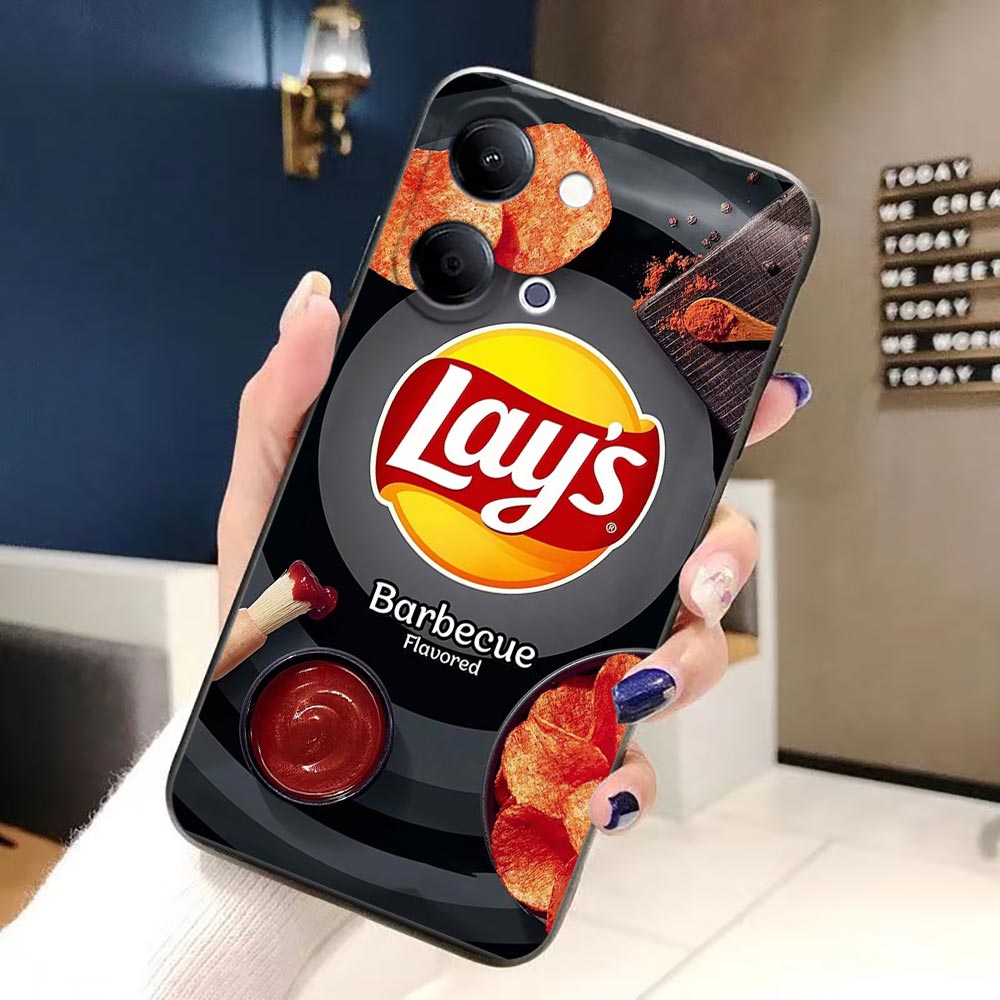 Funda de teléfono para VIVO Y4 - Food Snacks Quotes reseña y precio