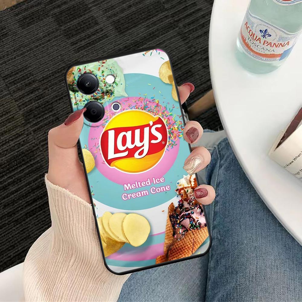 Funda de teléfono para VIVO Y4 - Food Snacks Quotes reseña y precio