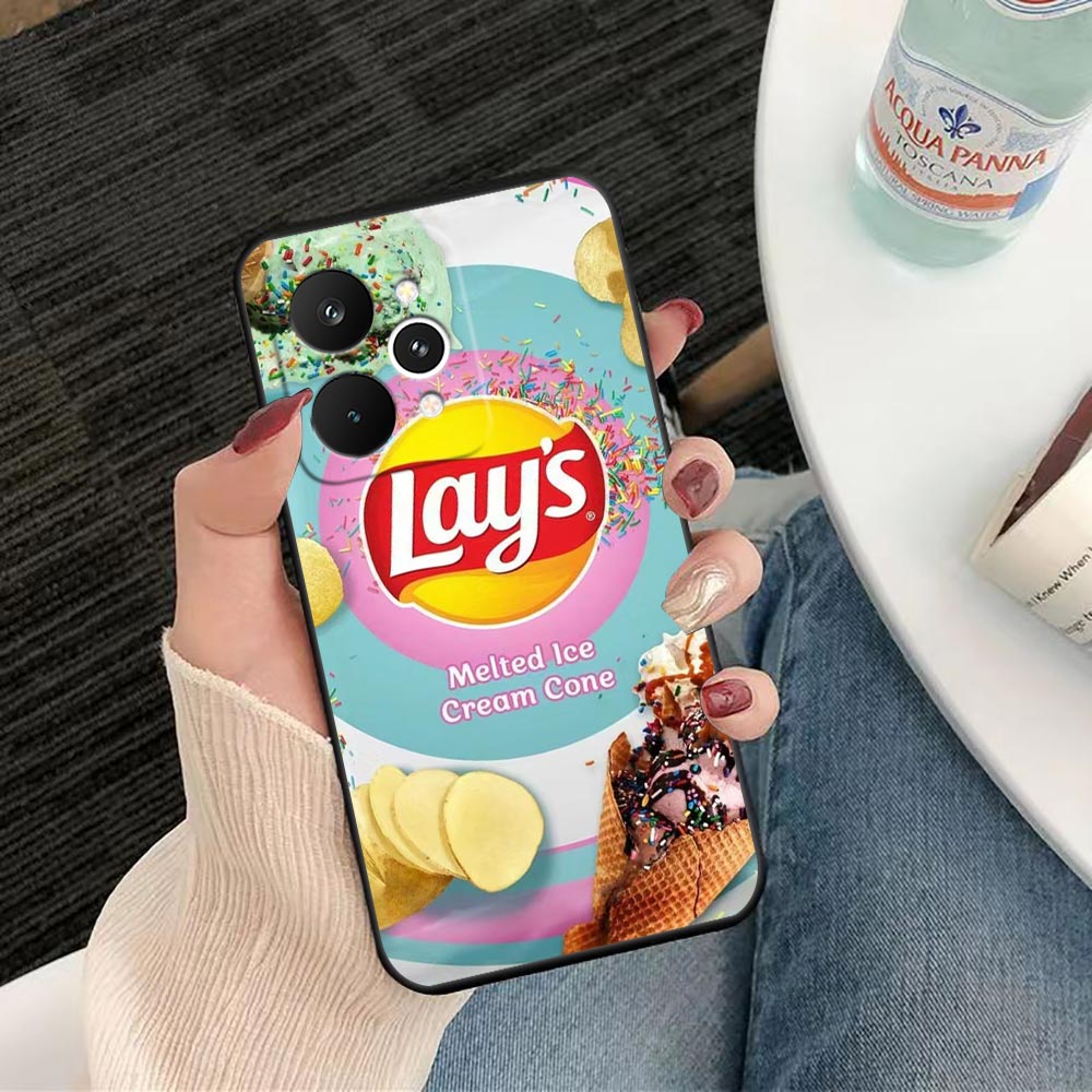 Funda para teléfono OPPO Realm - Food Snacks Quotes reseña y precio