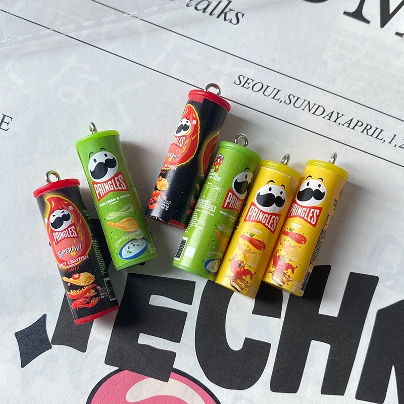 10 piezas de dijes de resina 3 - Food Snacks Chips reseña y precio