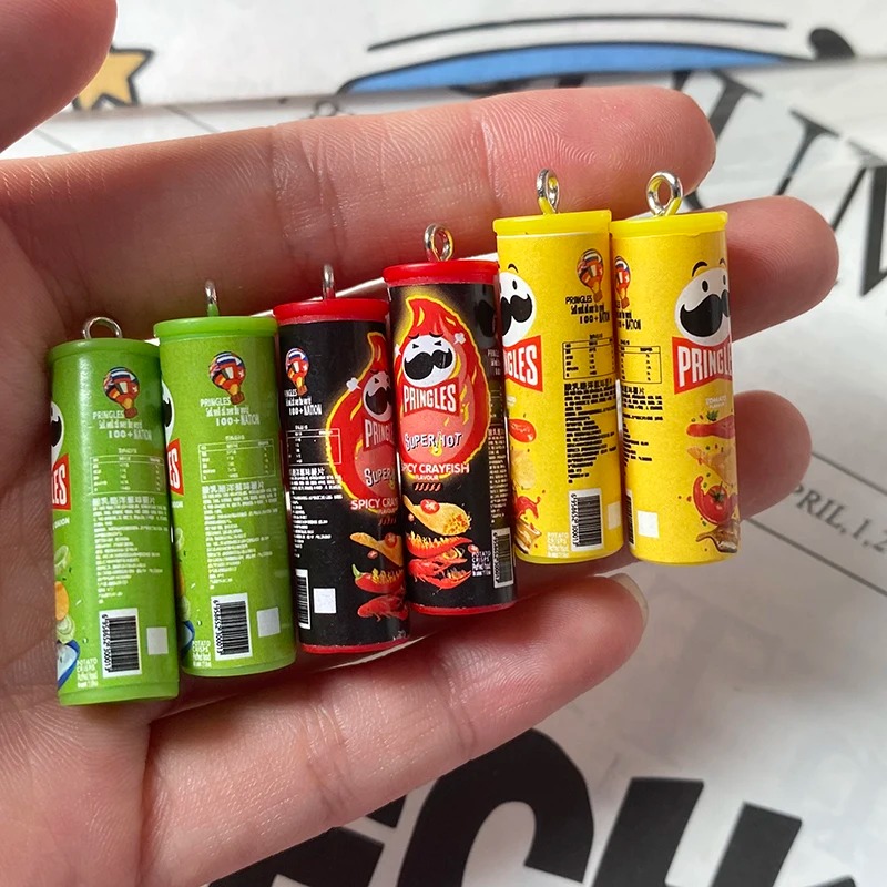 10 piezas de dijes de resina 3 - Food Snacks Chips reseña y precio