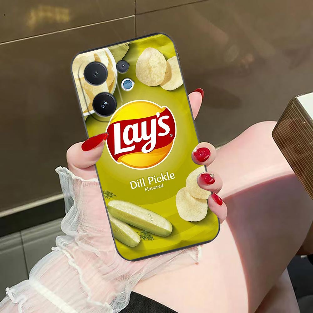 Funda para teléfono VIVO V70 V - Food Snacks Quotes reseña y precio