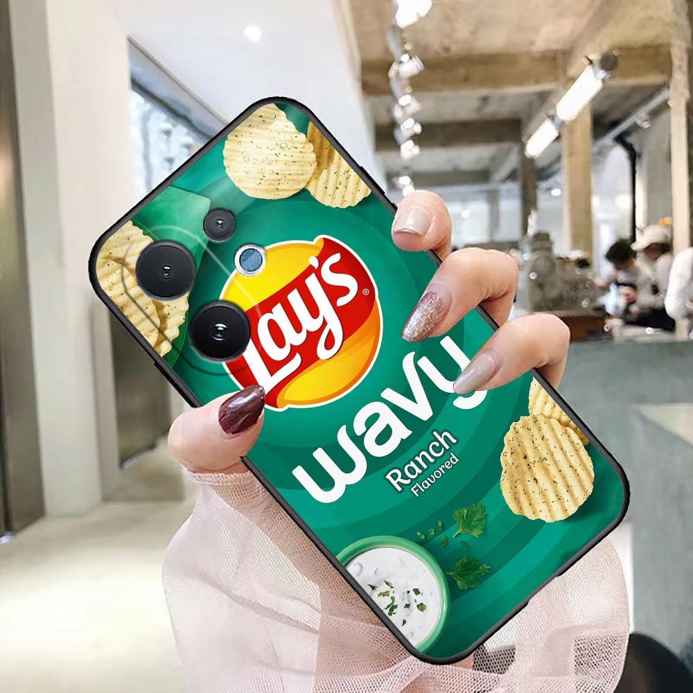 Funda para teléfono VIVO V70 V - Food Snacks Quotes reseña y precio